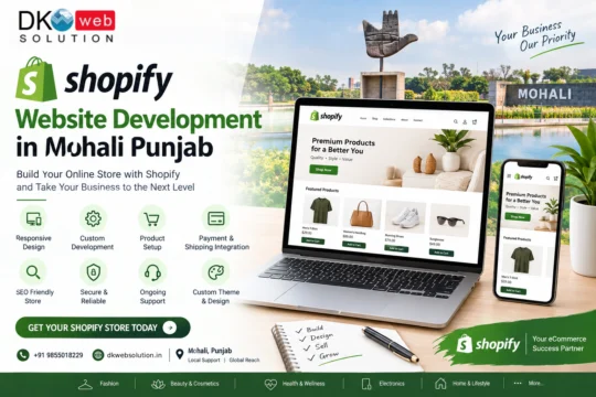 Shopify Website Development Mohali Punjab