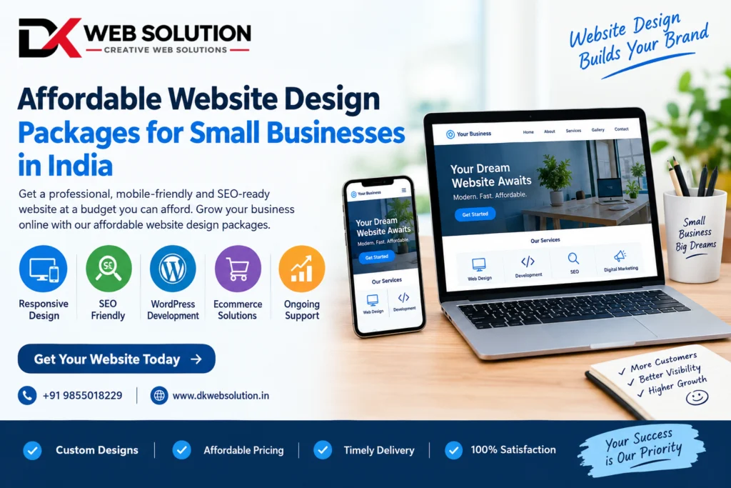 Affordable Website Design Packages for Small Businesses in India