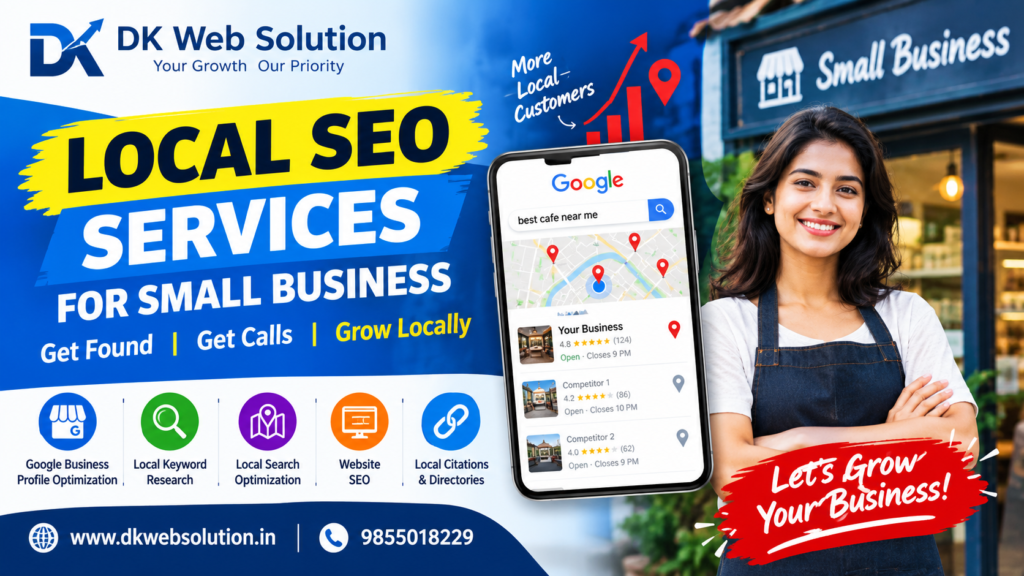 Get More Local Customers with Local SEO – Grow Your Business with DK Web Solution